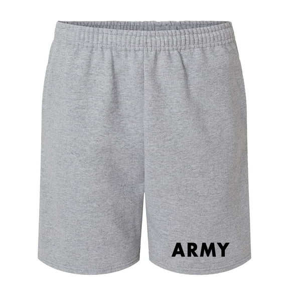 ARMY Athletic Black Print Super-comfort sweatshorts