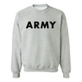 thumbnail image 1 of ARMY Crewneck Sweatshirt in Gray, 1 of 4