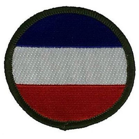 ARMY GROUND FORCES WWII WORLD WAR TWO II PATCH RED WHITE BLUE STRIPES VETERAN
