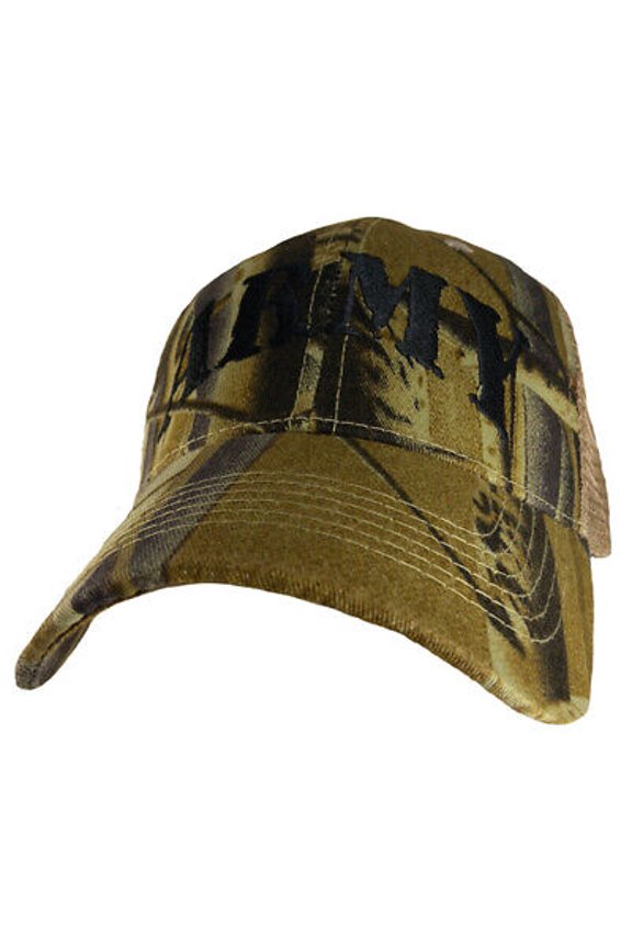 ARMY Hunting Hat / U.S. Army Camo Mesh Baseball Cap