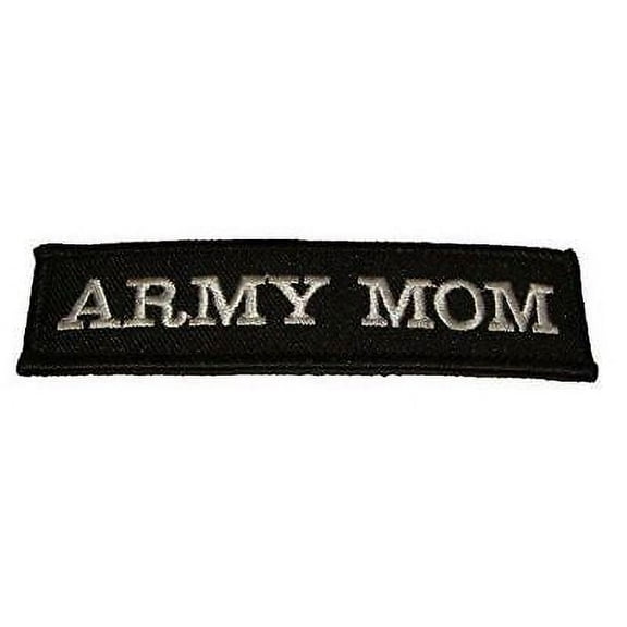 ARMY MOM NAME TAPE STYLE PATCH PROUD PARENT MOTHER STEP SUPPORT THE TROOPS