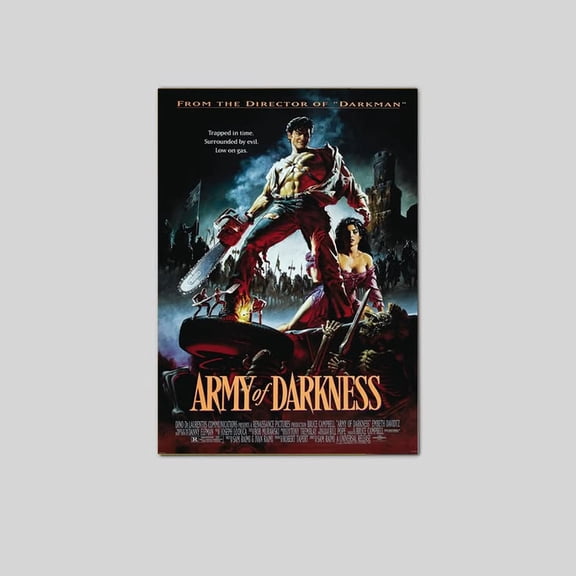 ARMY OF DARKNESS Movie Poster EVIL DEAD II Art Ash Necronomicon Horror Poster Size 24''x36'' Googate