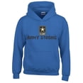 thumbnail image 1 of ARMY STRONG Star Logo HOODIE US Military Army Forces Unisex HOODIE Size 2X-Large Color Royal Blue, 1 of 3