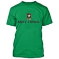 thumbnail image 1 of ARMY STRONG Star Logo SHIRT US Military Army Forces Unisex TEE SHIRT Color Irish Green Size Medium, 1 of 3