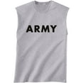 thumbnail image 1 of ARMY Sleeveless T-Shirt in gray, 1 of 4