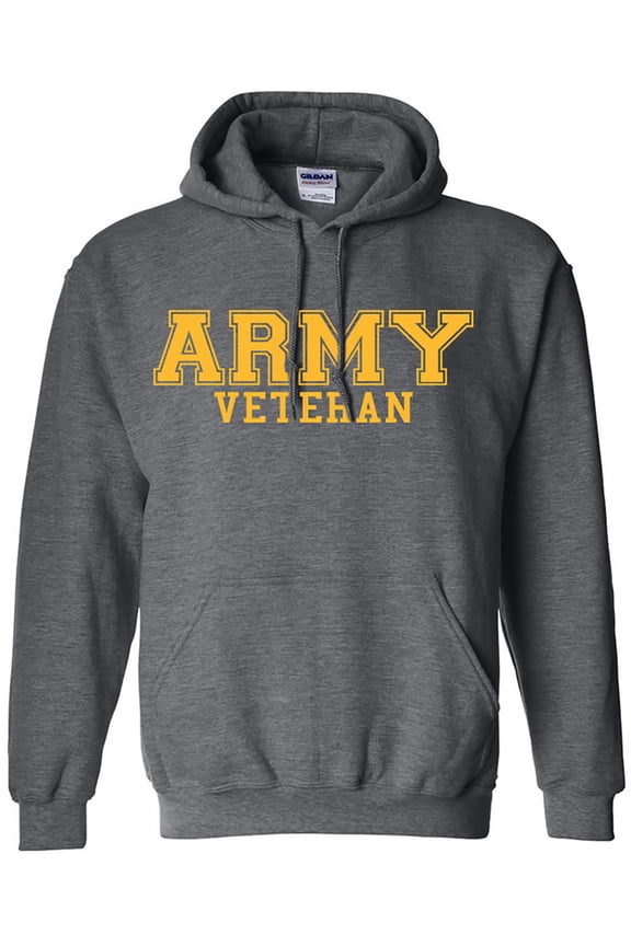 ARMY Veteran GOLD logo Hooded Sweatshirt