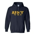 thumbnail image 1 of ARMY Veteran GOLD logo Hooded Sweatshirt, 1 of 3