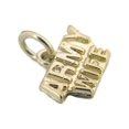 thumbnail image 1 of ARMY WIFE Charm Pendant 14k Yellow Gold, 1 of 3