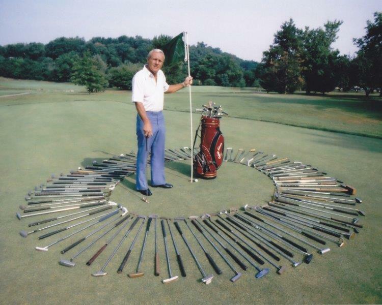 ARNOLD PALMER Putters Masters PGA Golf Glossy 8 x 10 Photo Poster Man
