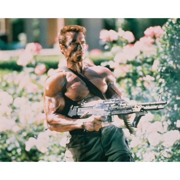 ARNOLD SCHWARZENEGGER COMMANDO 24X36 POSTER COLOR BARECHESTED