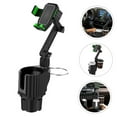 AROKOKO Car Drink Holder And Mobile Phone Mount Phone Holder Black