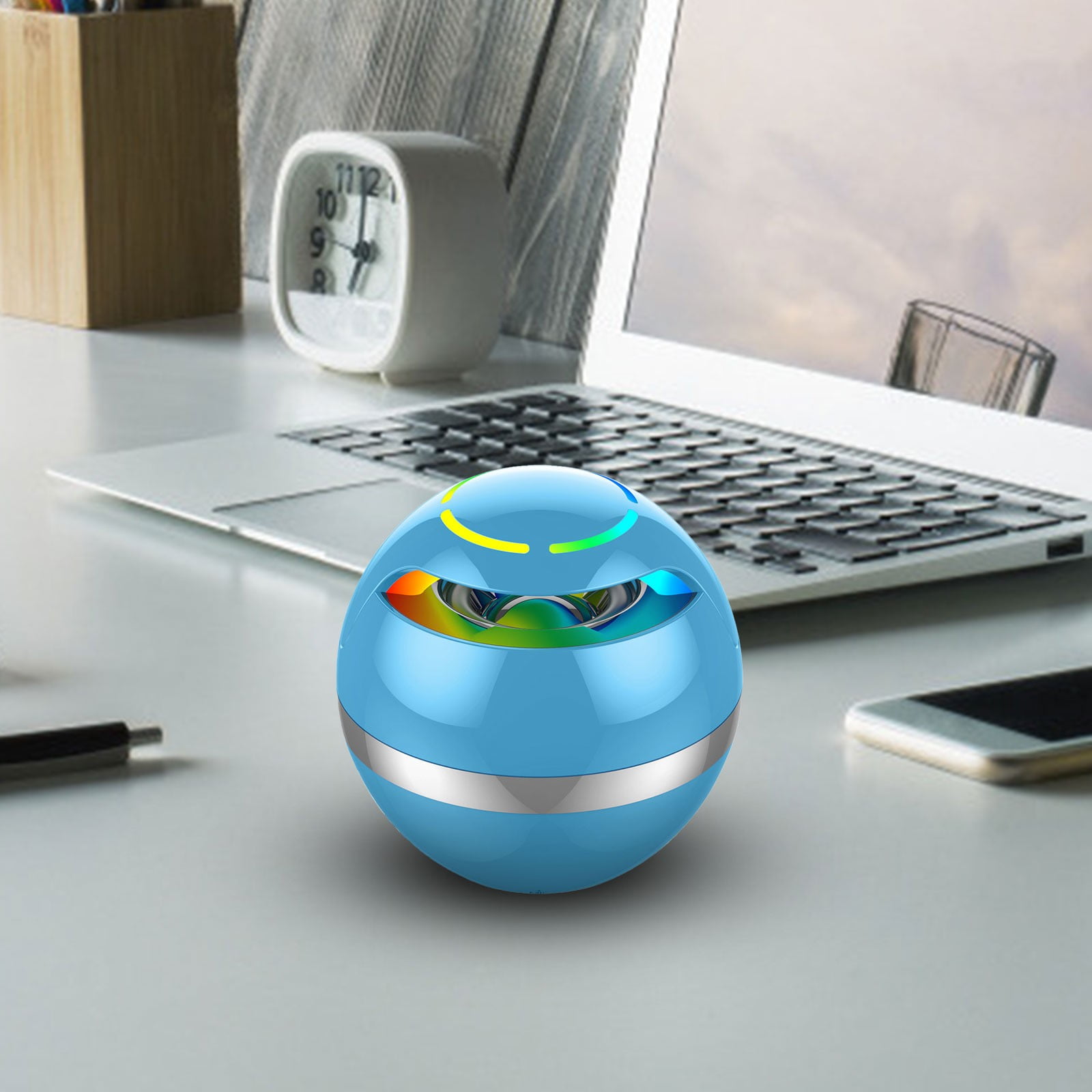 AROKOKO Computer Speakers Gs009 Portable Desktop Speaker Mini Wireless