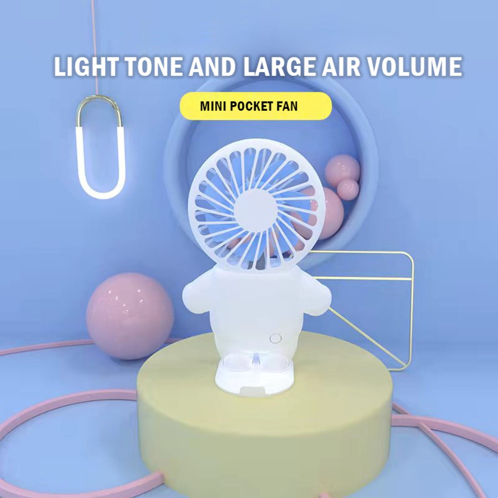 AROKOKO Usb Fans Mini Handheld Fan Personal Portable Fan 3 Speed