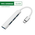 AROKOKO Usb Hub Usb C 3.0 Hub 4 Port Type C To Usb Hub Ultra Slim