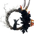 AROKOKO Wreath Halloween Moon Garland Decoration Original Wreath Door
