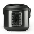 thumbnail image 1 of AROMA® 12-Cup (Cooked)/ 3Qt. Digital Rice & Grain Multicooker, Black, New, ARC-966BD, 1 of 5