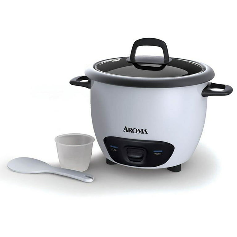 AROMA 14-Cup Cooked 3 Qt. Select Stainless Rice Grain Cooker ARC-757SG