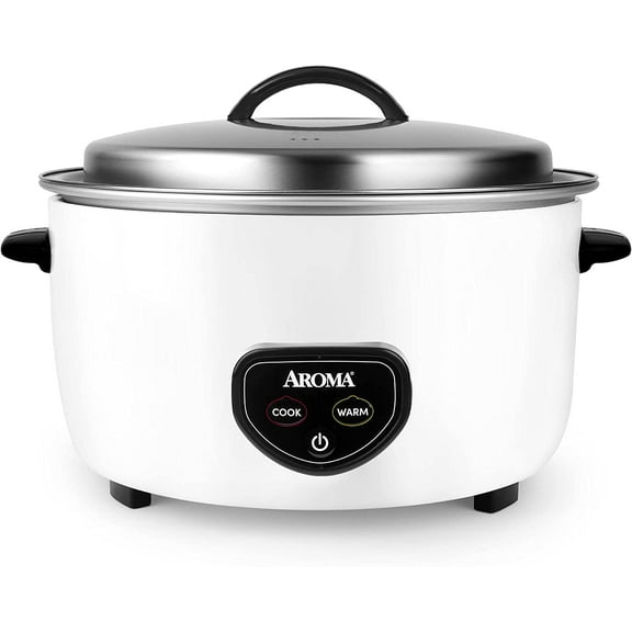 AROMA Commercial 40-Cup (Cooked) / 7Qt. Rice & Grain Cooker  (ARC-2020)