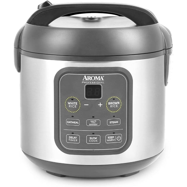 AROMA Professional 8Cup (Cooked) / 2Qt. Digital Rice & Grain
