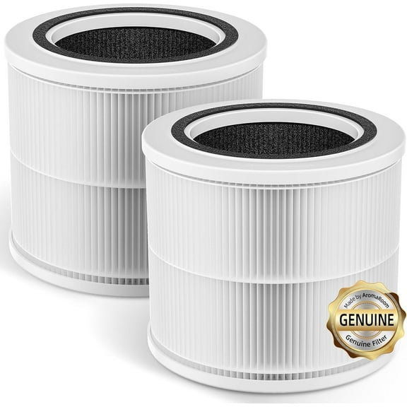 AROMA ROOM AP100-A True Hepa H13 Air Filter Replacement, 2 Packs