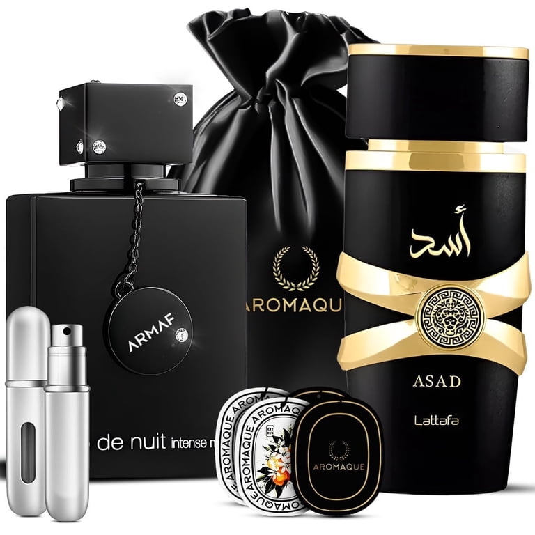 AROMAQUE Menâ€™s Cologne Gift Set, Armaf Club De Nuit Intense and