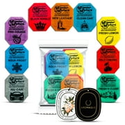 AROMAQUE Wonder Wafers Air Fresheners Variety Pack with Scented Card, 9 Scents, 4 oz, 36 Count, 1 Pack