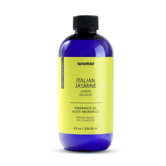 AROMAR Premium Fragrance Oil  - Essential Oil for Diffusers & Home Aromatherapy - Italian Jasmine 8oz