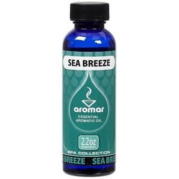 AROMAR SEA BREEZE ESSENTIAL AROMATIC OIL 2.2OZ, 100% PURE & NATURAL (Brisa Marina)