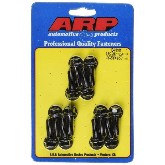 ARP 0.25 in. Flange Hex Header Bolt Kit - SBC - GENIII LS