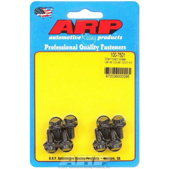 ARP 1007501 Stamped Steel Valve Cover Bolt Kit - Set of 8