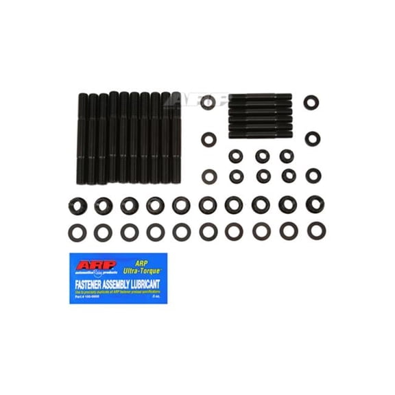 ARP 12 Point Nuts 4-Bolt Mains Main Stud Kit for Small Block Ford - Black Oxide