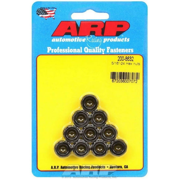 ARP 200-8632 5/16-24 Hex Nut Kit 10pk