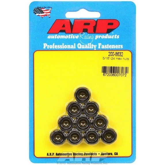 ARP 200-8632 5/16-24 Hex Nut Kit 10pk