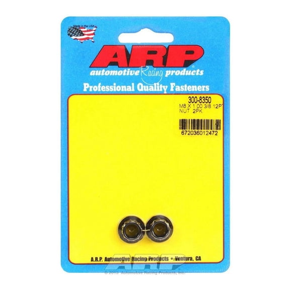 Arp 8mm x 1.00 12pt Nut Kit (2pk)