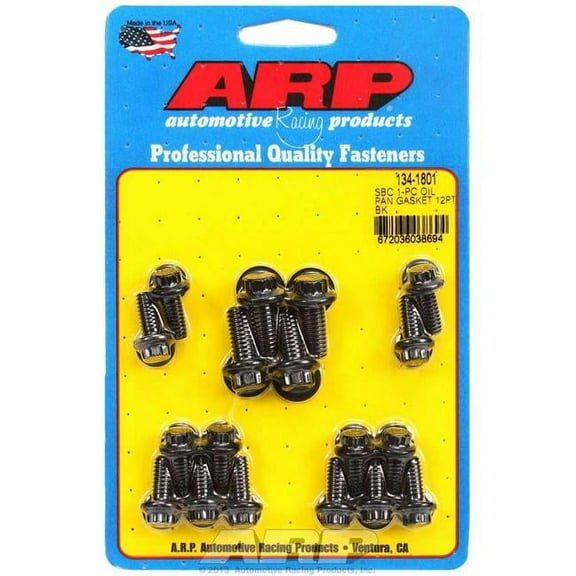 ARP 134-1801 12 Point Oil Pan Bolt Kit for Small Block Chevrolet