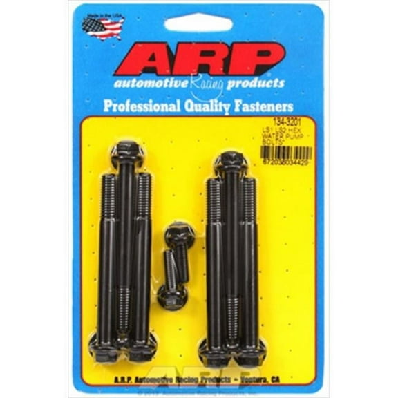 ARP 1343201 Water Pump Housing Bolt Kit For Chevy Ls1 & Ls2
