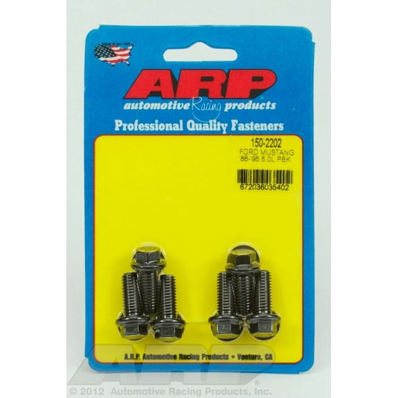 ARP 150-2202 Black Ford Mustang '86-'95 pressure plate bolt kit