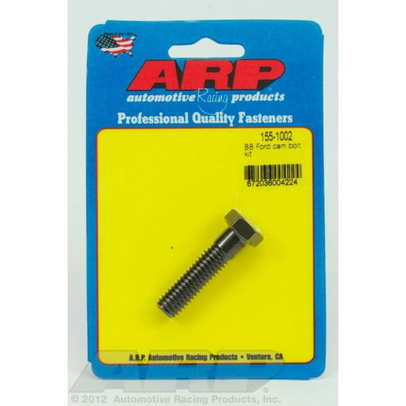ARP 155-1002 High Performance Series Black Oxide 7/16-14 Thread 1.750 UHL Camshaft Bolt Kit with 5/8 Socket for Ford 390-428 FE Block