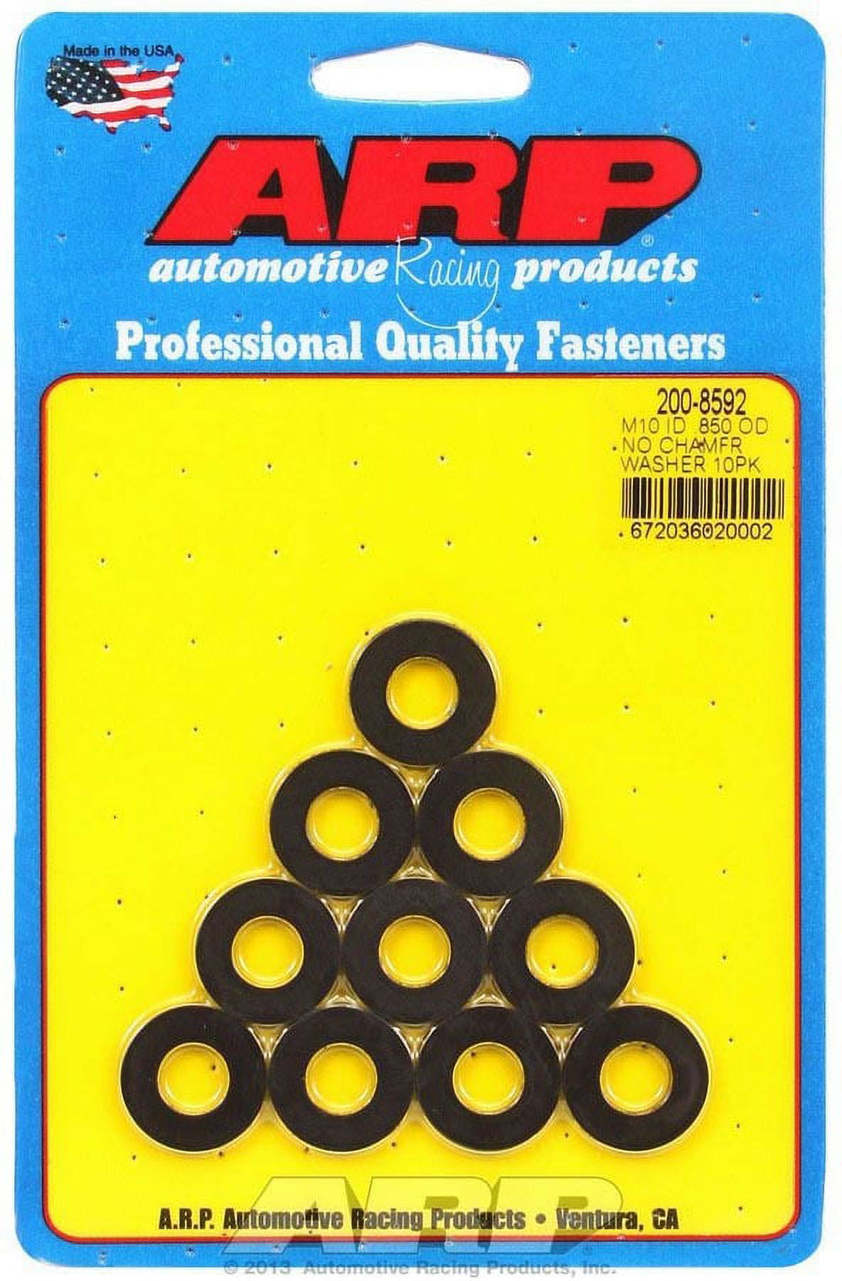 ARP Black Washers - 12mm ID x 3/4 OD (10) ARP Black Washers - 12mm ID x 3/4 OD (10)