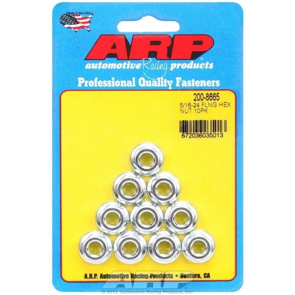 ARP 200-8665 5/16"-24 Hex Nut - 10 Piece