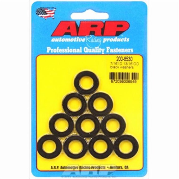 ARP 2008530 Premium Black Oxide Chrome Moly Special Purpose Washers - Pack 10