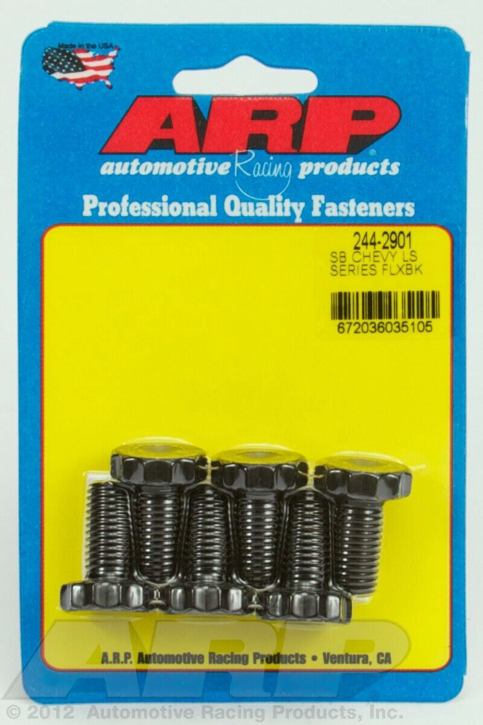 ARP 244-2901 Black For SB Chevy LS Series flexplate bolt kit - Walmart.com