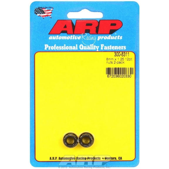 ARP 300-8311 8mm x 1.25 12-Point Nut - 2 Piece