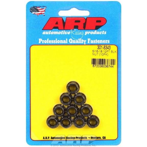ARP 301-8343 5/16-18 12pt. Nuts (10)