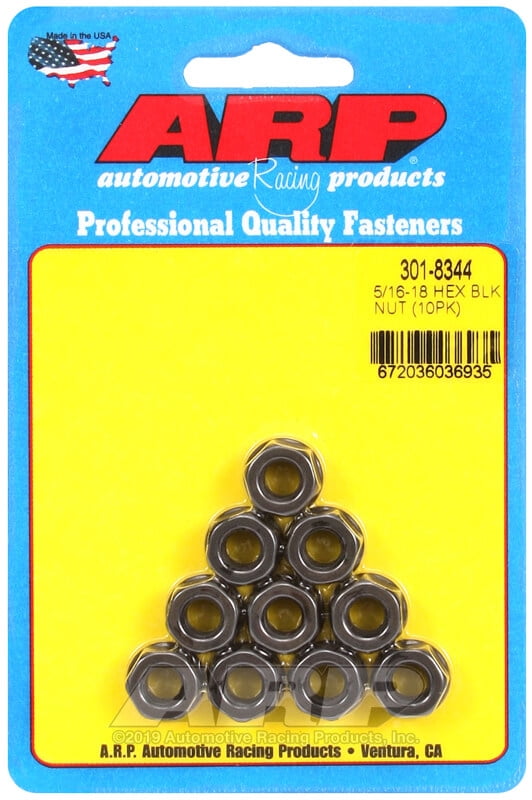 ARP 301-8344 5/16-18 Hex Nut Kit