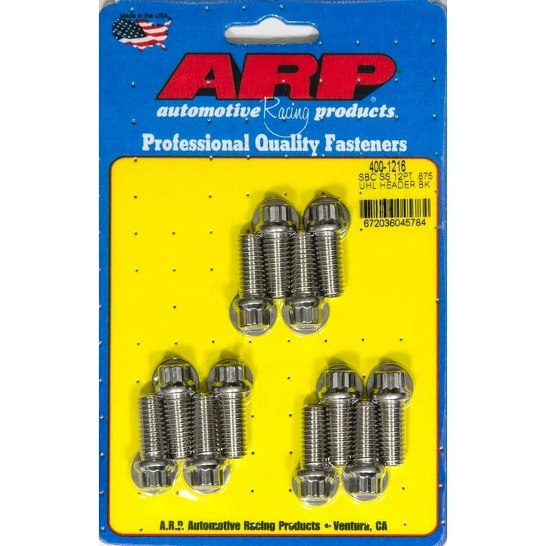 ARP Header Bolt Kit - 12pt 3/8 x .875 UHL (12) ARP Header Bolt Kit - 12pt 3/8 x .875 UHL (12)