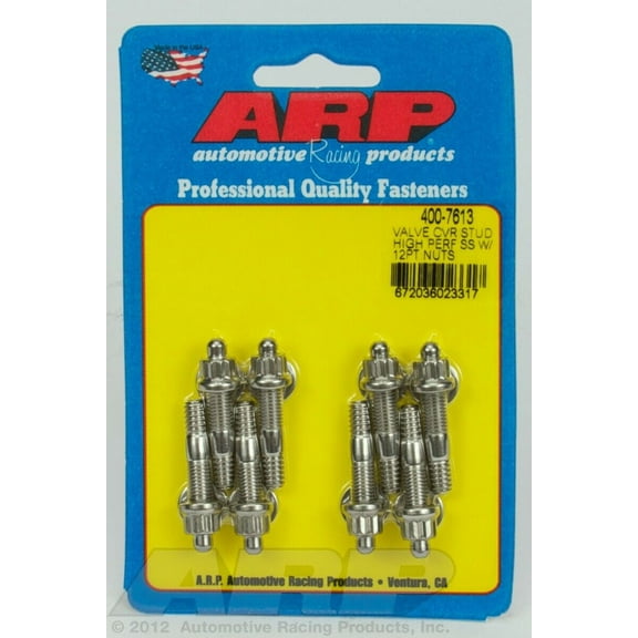 ARP 400-7613 Polished Hi-perf SS 12pt valve cover stud kit