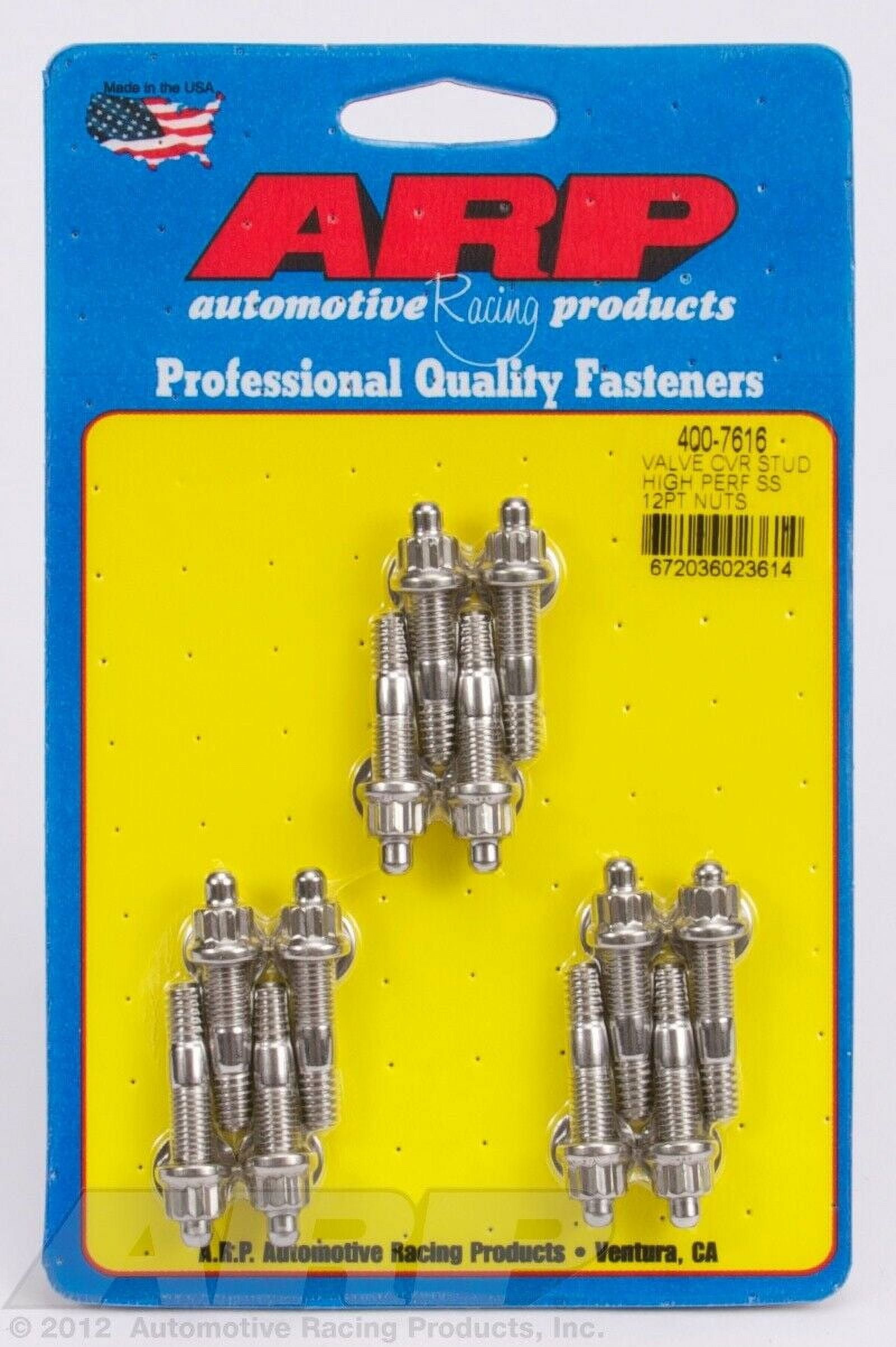ARP 400-7616 12-Point Stainless Steel Valve Cover Stud Kit 12 Piece 