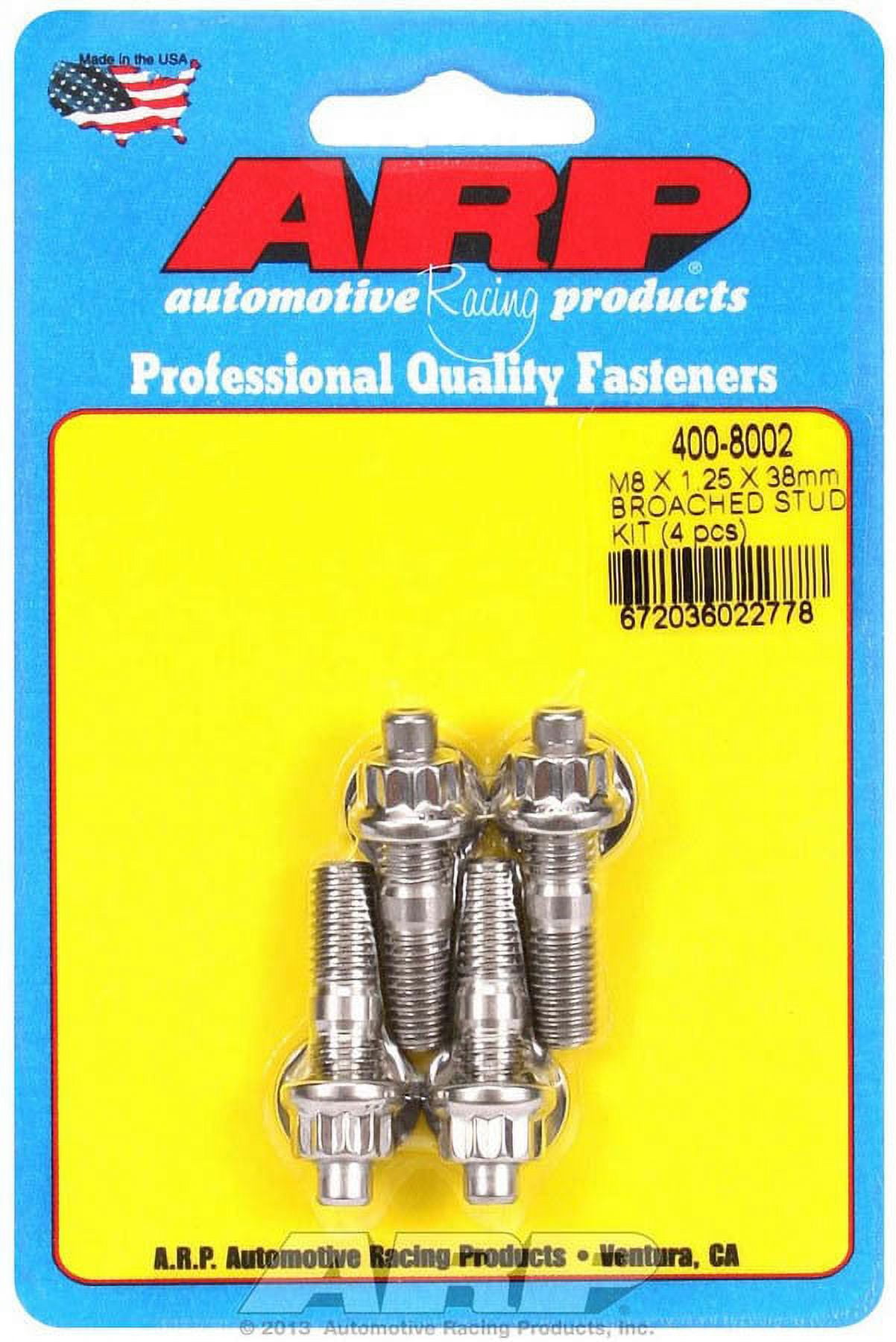 ARP S/S Stud Kit - (4) M8 x 1.25 ARP S/S Stud Kit - (4) M8 x 1.25