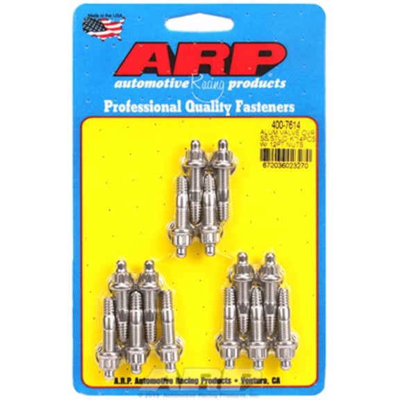 ARP 4007614 Cast Aluminum - Stainless Steel - 12 Point Valve Cover Stud Kit